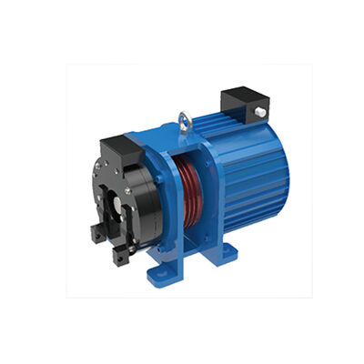 0.4~0.6m/s Hızlı Asansör çekiş makinesi 320-450KG yük ve DC110V nominal voltaj