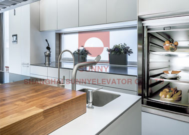Ev Mutfak Dumbwaiter Gıda Asansör Paslanmaz Çelik Mini Gıda Asansör