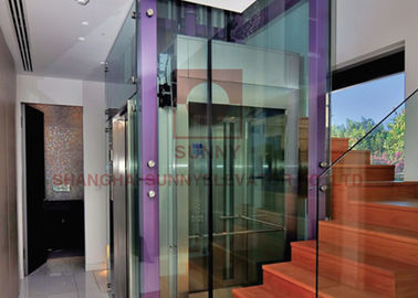 Ayna Paslanmaz Çelik Villa Asansör Tek Nokta Hizmet ile Özelleştirilmiş Asansör