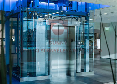 CE Merkezi Açma Grubu Kontrolü Merkez Açma Kapılı Panoramik Asansör