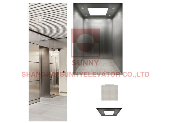 1600kg Low Noise Residential Mrl Machine Room Less Traction Elevator