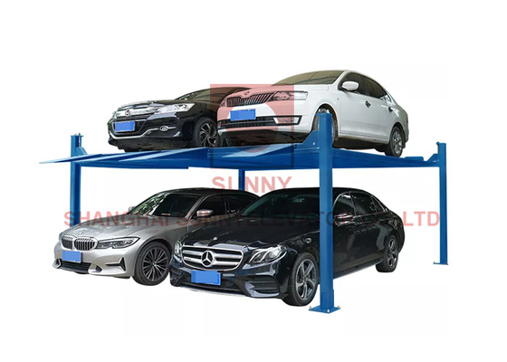 Hidrolik Sürücü Akıllı Otopark Asansör Sistemi Çift Katlı Yığın