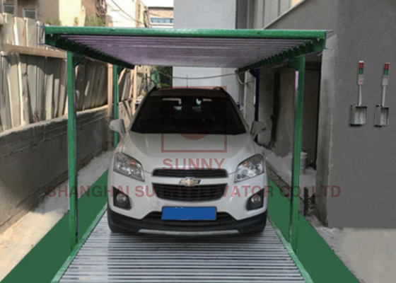 Hidrolik Sürücü Akıllı Otopark Asansör Sistemi Çift Katlı Yığın