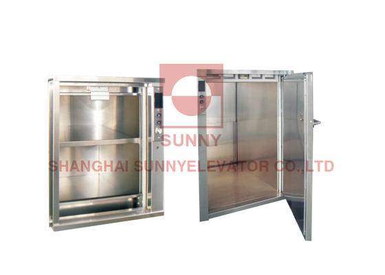 Restoran Mutfak Mini Gıda Asansörü 100kg Dumbwaiter Asansör Asansör Modern 304 Paslanmaz Çelik