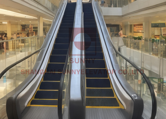 Kapalı merdiven yürüyüşü 0.5M/S Paslanmaz çelik ağır iş