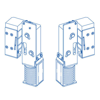 9/10mm Kılavuz Ray Genişliği Elektronik Emniyet Dişlisi Erişim Asansör Parçaları