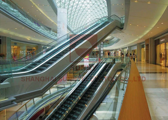 Alışveriş Merkezi Ticaret Merkezi için 35 Derece Küpeşte Yürüyen Merdiven