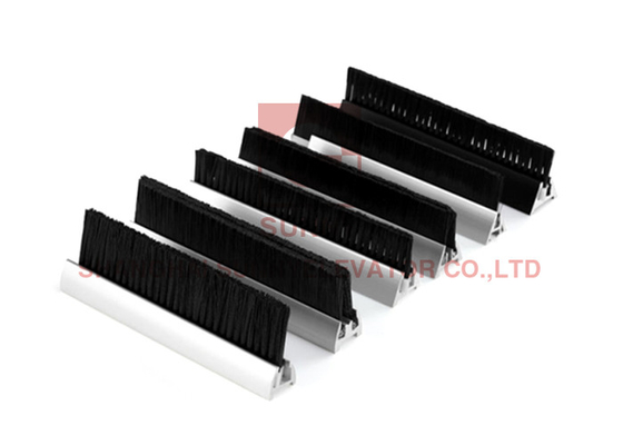 800mm Yüksek Dayanıklılıklı Travelator Escalator Temizlik Fırçası Çift Satır