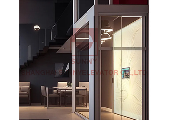3 - 10m Yükseltme Yüksekliği 400kg Yük Ev Villa Asansör Küçük Özel Konut Asansörü Asansör