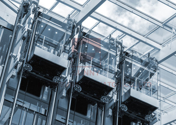 1.75m / S Paslanmaz Çelik Makine Odası Daha Az Asansör 6 Yolcu Asansörü