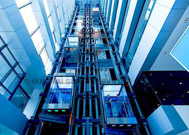 1000kg AC 380V Makine Odası Vvvf Yolcu Panoramik Asansör Asansörü