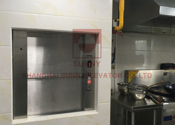 200kg Elektrikli Ev Ev Konut Restoran Mutfak Bodrum Çamaşırhane Asansör Servisi Dumbwaiter Lift